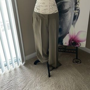 New York & Company, size 10, olive green culotte